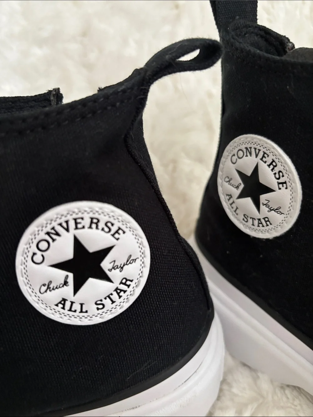 Converse Kids Black and White Chuck Taylor All Star High Top Sneakers